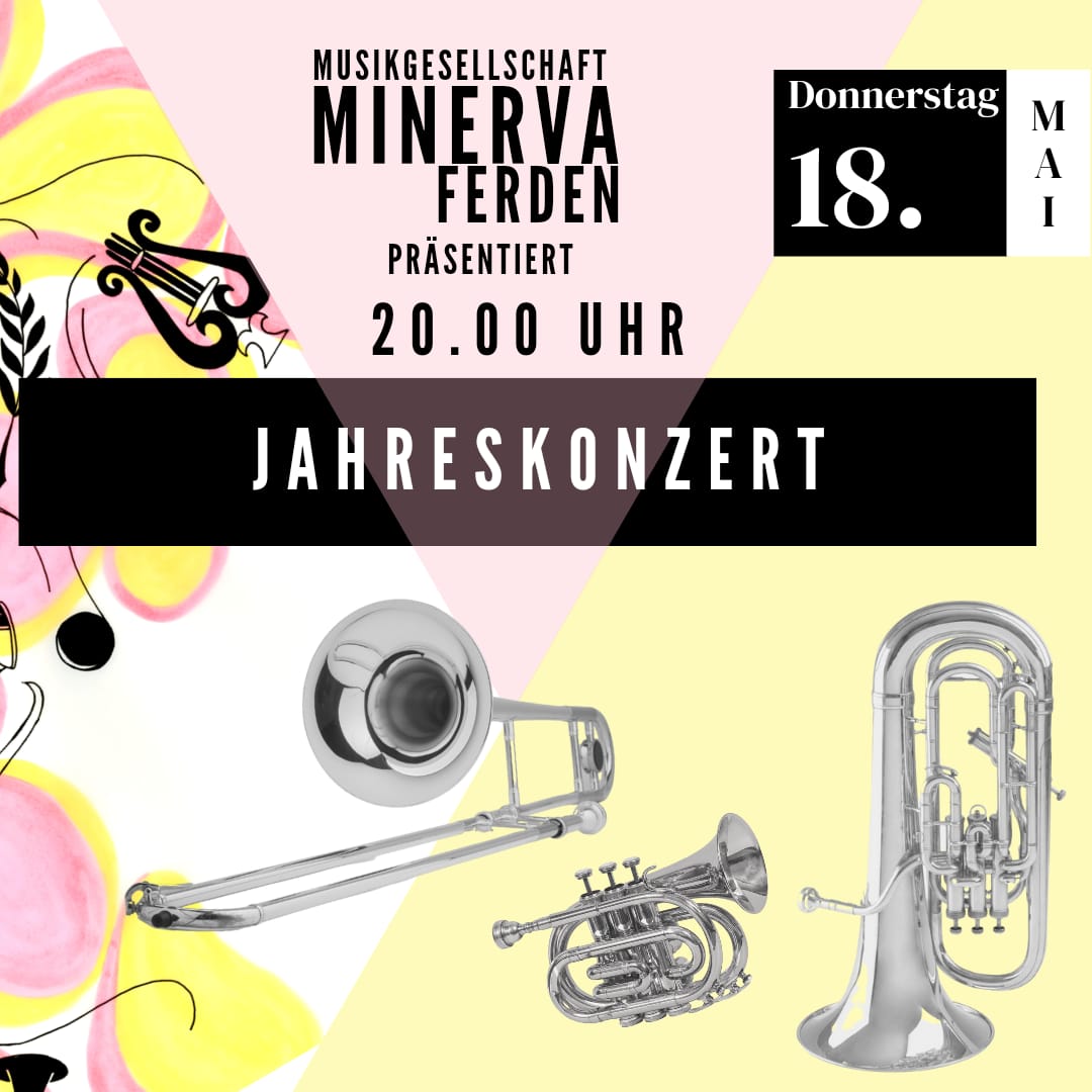 20:00 Uhr - Jahreskonzert der Musikgesellschaft Minerva